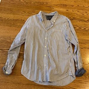 Striped button down shirt